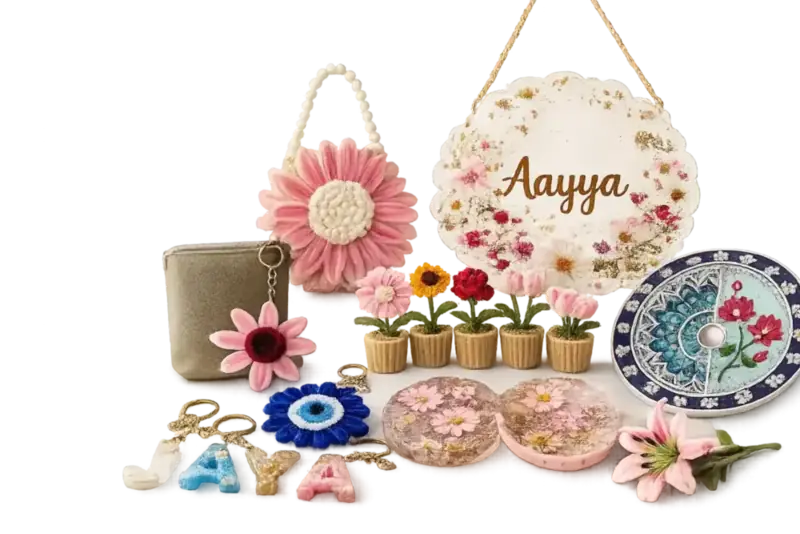 TanuArtVibes handmade gifts collection